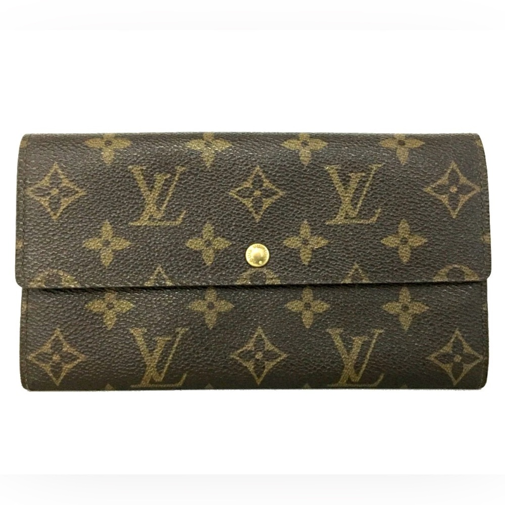 Louis Vuitton Monogram Portefeiulle Sarah Long Bifold Wallet